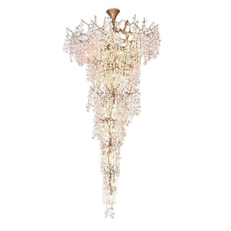 Lola 2 Story Foyer Large Branch Chandelier chandeliers for dining room,chandeliers for stairways,chandeliers for foyer,chandeliers for bedrooms,chandeliers for kitchen,chandeliers for living room Rbrights 47.2" D X 110" H  