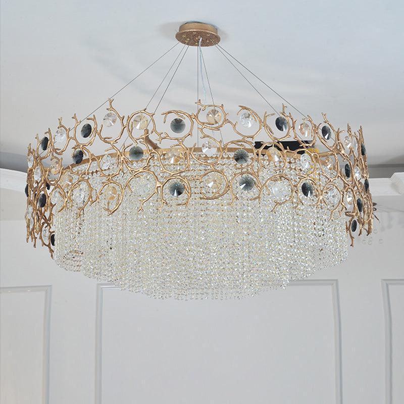 Lola Crown Modern Crystal Chandelier chandeliers for dining room,chandeliers for stairways,chandeliers for foyer,chandeliers for bedrooms,chandeliers for kitchen,chandeliers for living room Rbrights