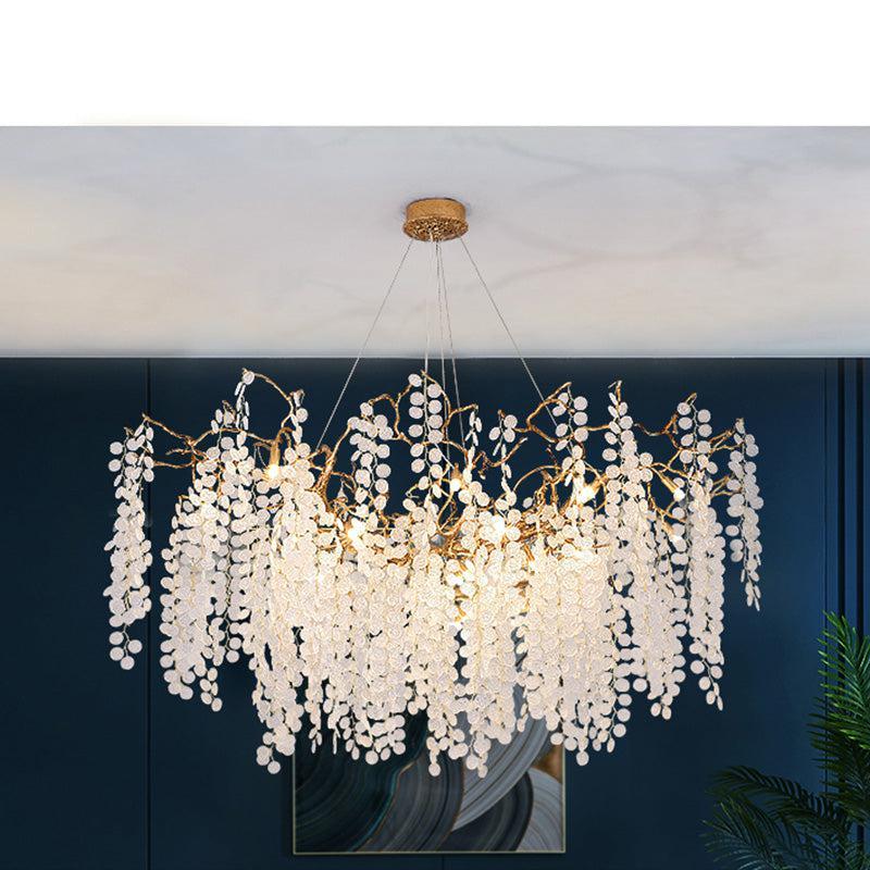 Lola Modern Linear Branch Chandelier chandeliers for dining room,chandeliers for stairways,chandeliers for foyer,chandeliers for bedrooms,chandeliers for kitchen,chandeliers for living room Rbrights 47.2"L
