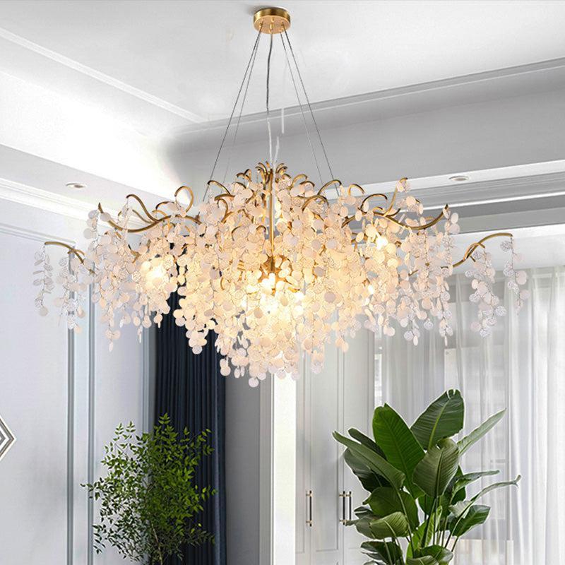 Lola Oval Tree Branch Chandelier chandeliers for dining room,chandeliers for stairways,chandeliers for foyer,chandeliers for bedrooms,chandeliers for kitchen,chandeliers for living room Rbrights 59"L