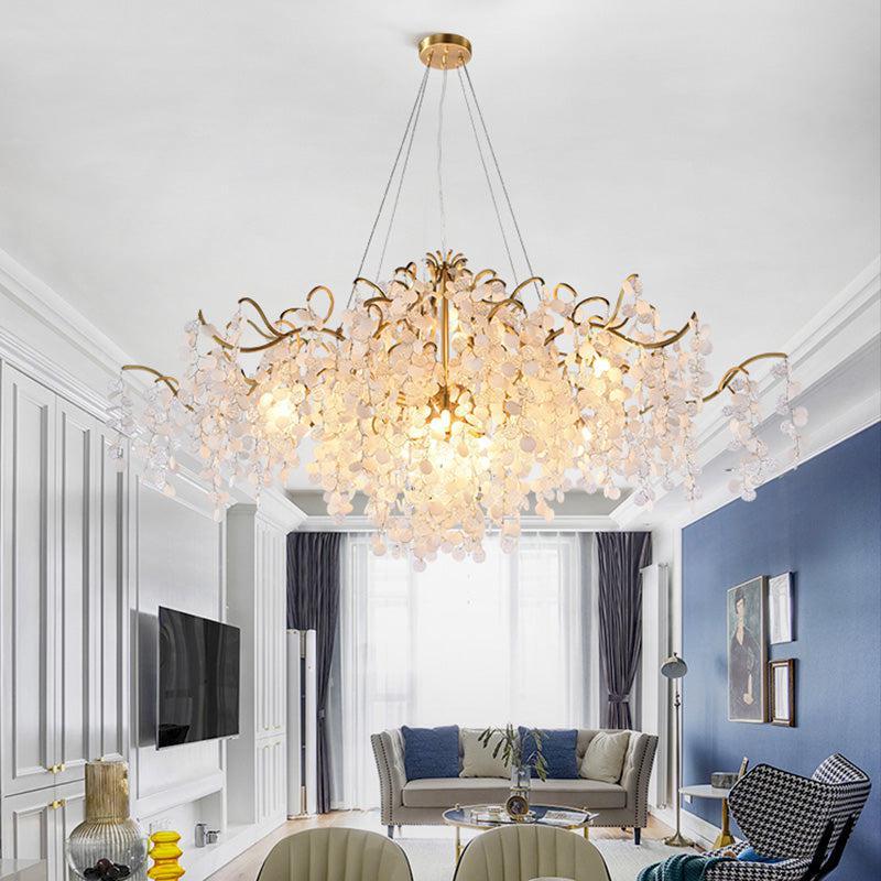 Lola Oval Tree Branch Chandelier chandeliers for dining room,chandeliers for stairways,chandeliers for foyer,chandeliers for bedrooms,chandeliers for kitchen,chandeliers for living room Rbrights 47.2"L