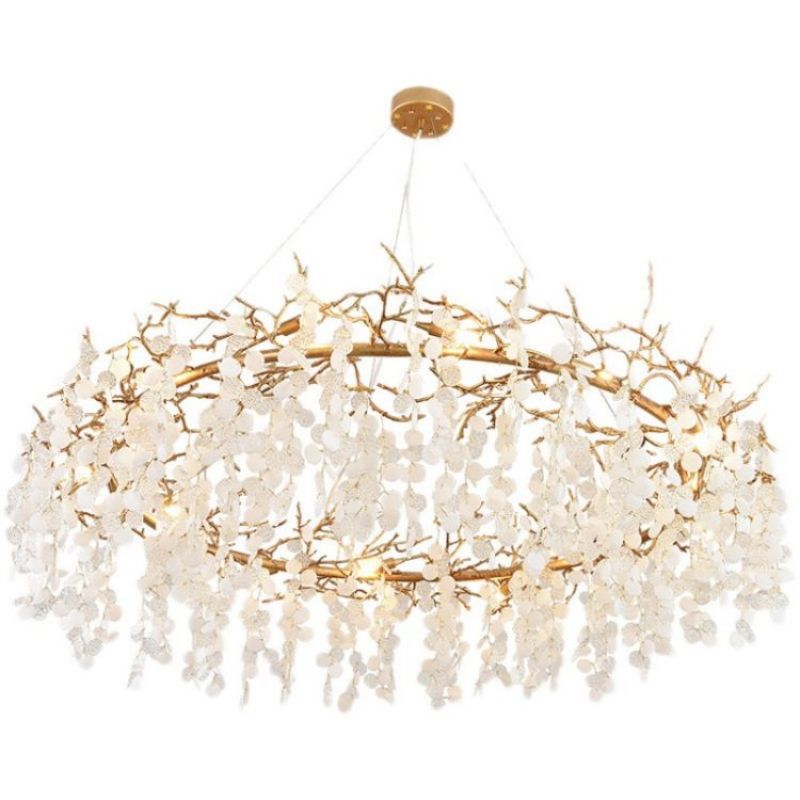 Lola Round Circle Fortune Tree Branch Round Chandelier chandeliers for dining room,chandeliers for stairways,chandeliers for foyer,chandeliers for bedrooms,chandeliers for kitchen,chandeliers for living room Rbrights   