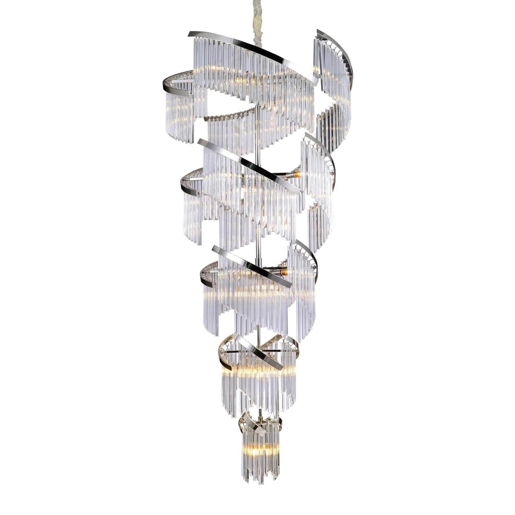 Twin Palms Foyer Crystal Chandelier