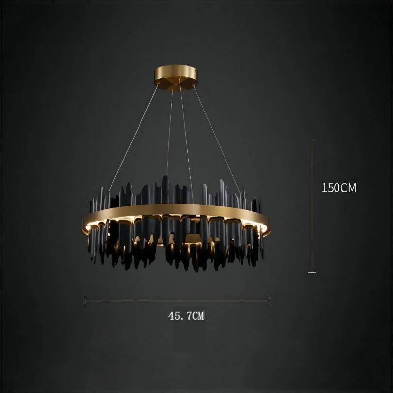 Maylisa Modern Round Chandelier chandeliers for dining room,chandeliers for stairways,chandeliers for foyer,chandeliers for bedrooms,chandeliers for kitchen,chandeliers for living room Rbrights 18"D Style B