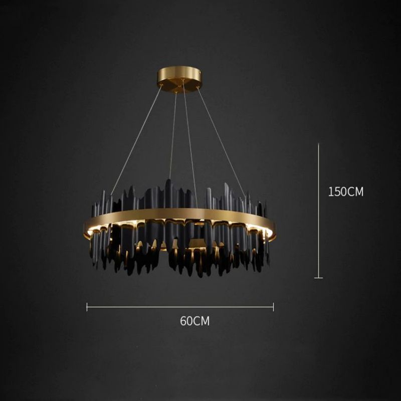 Maylisa Modern Round Chandelier chandeliers for dining room,chandeliers for stairways,chandeliers for foyer,chandeliers for bedrooms,chandeliers for kitchen,chandeliers for living room Rbrights 24"D Style B