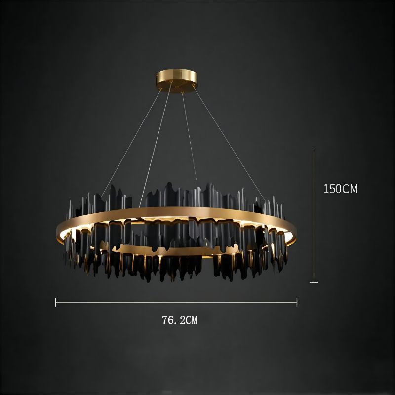 Maylisa Modern Round Chandelier chandeliers for dining room,chandeliers for stairways,chandeliers for foyer,chandeliers for bedrooms,chandeliers for kitchen,chandeliers for living room Rbrights 30"D Style B