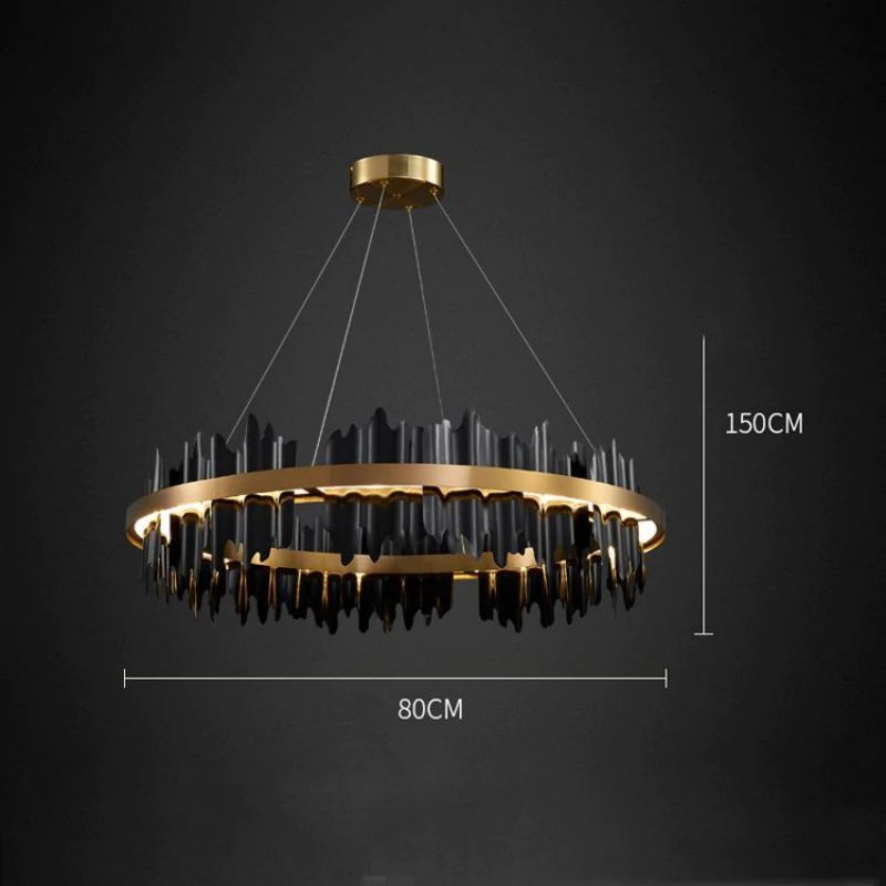 Maylisa Modern Round Chandelier chandeliers for dining room,chandeliers for stairways,chandeliers for foyer,chandeliers for bedrooms,chandeliers for kitchen,chandeliers for living room Rbrights 32"D Style B