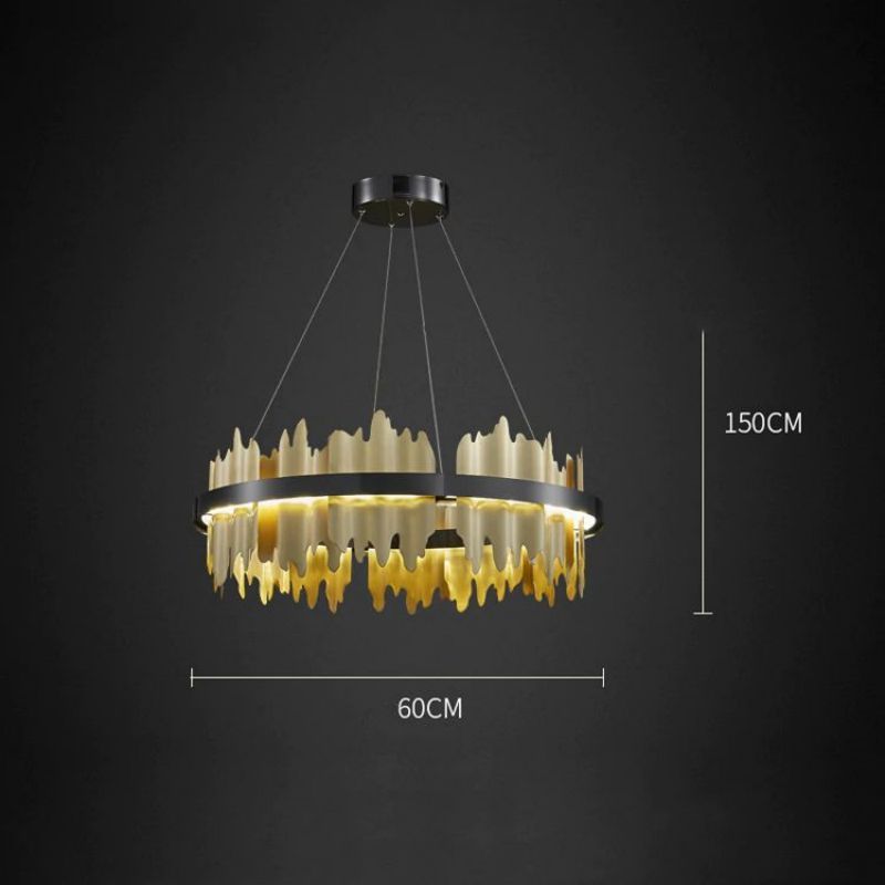 Maylisa Modern Round Chandelier chandeliers for dining room,chandeliers for stairways,chandeliers for foyer,chandeliers for bedrooms,chandeliers for kitchen,chandeliers for living room Rbrights 24"D Style A