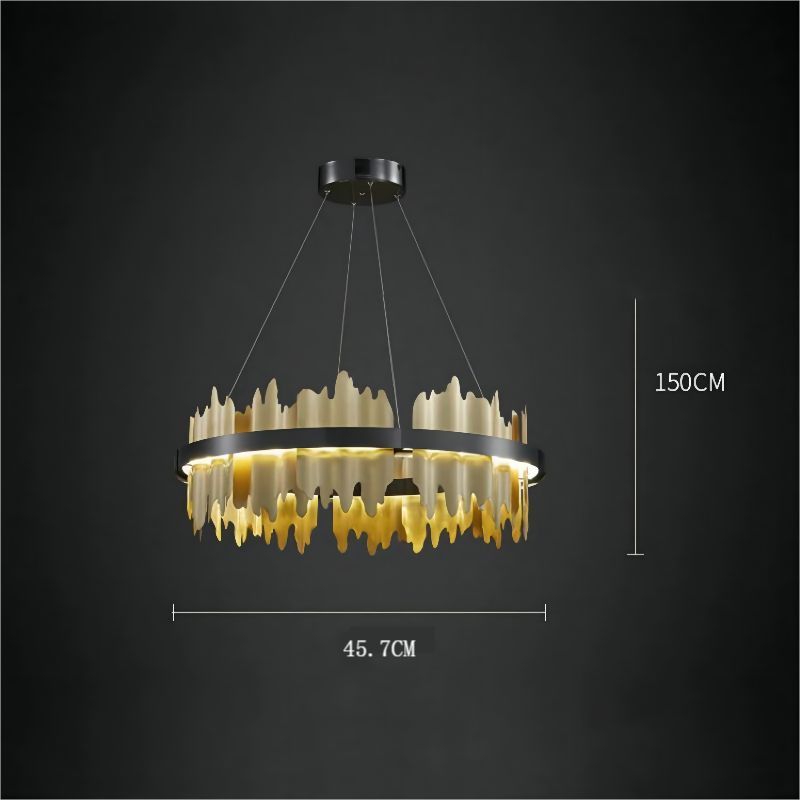 Maylisa Modern Round Chandelier chandeliers for dining room,chandeliers for stairways,chandeliers for foyer,chandeliers for bedrooms,chandeliers for kitchen,chandeliers for living room Rbrights 18"D Style A