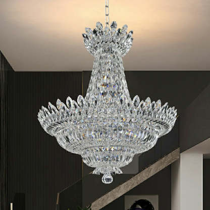 New Empire Style Foyer Ceiling Chandelier Crystal Pendant Light For Living Room Decoration