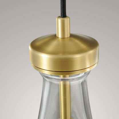 Raindrops  Rectangular Chandelier 22" Cord