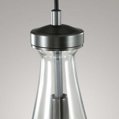 Raindrops  Rectangular Chandelier 22" Cord