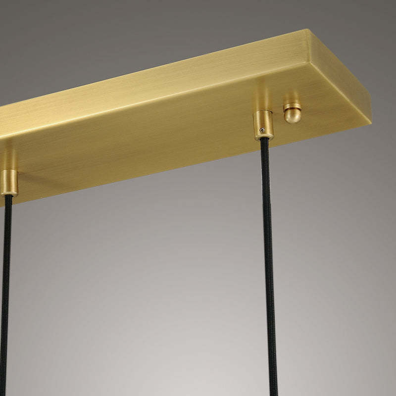 Raindrops  Rectangular Chandelier 22" Cord