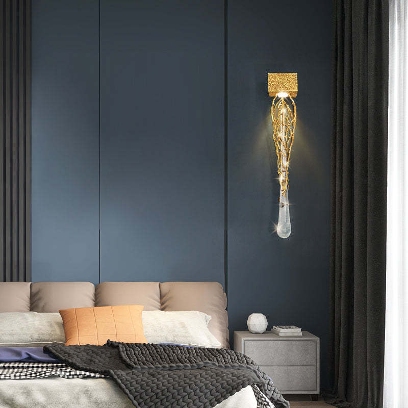 Slade Modern Branch Crystal Wall Sconce For Bedroom Wall Sconce J-CHANDELIER