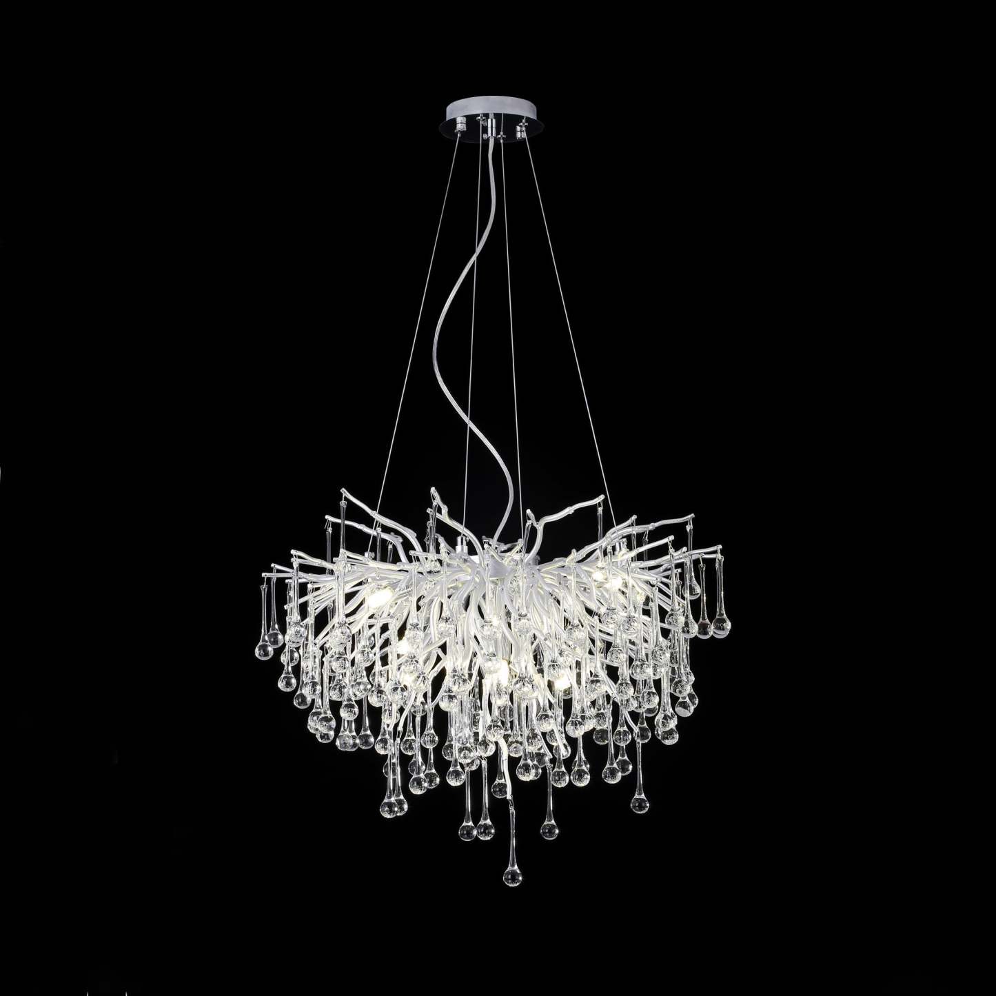 Tree Crystal Chandelier,Silver 45" chandeliers for dining room,chandeliers for stairways,chandeliers for foyer,chandeliers for bedrooms,chandeliers for kitchen,chandeliers for living room Rbrights