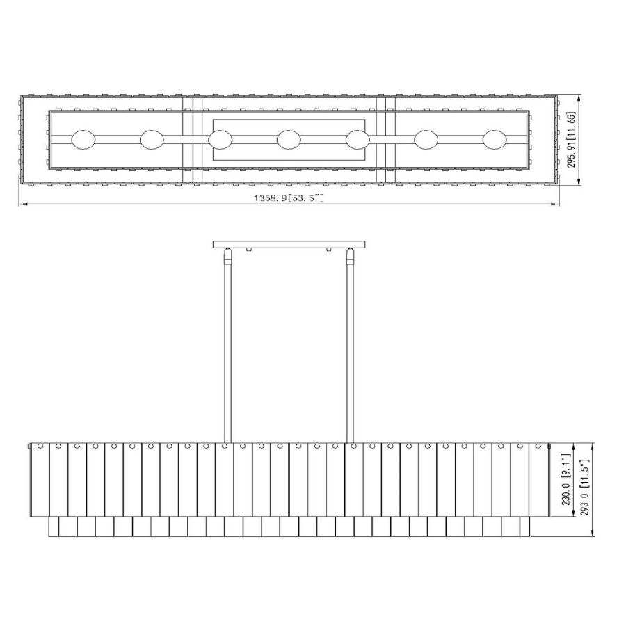Victor Linear Chandelier