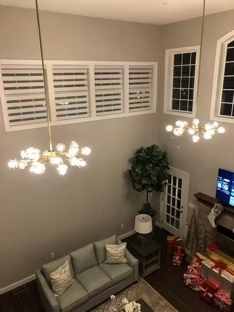 Kristal Modern Clear Crystal Round Chandelier 48" Over Dining Table