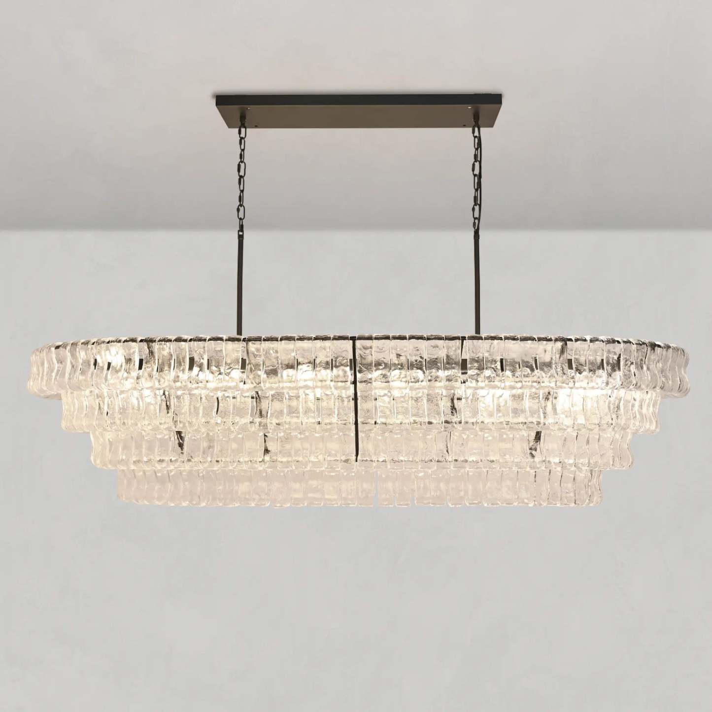 Ghiaccio Oval Chandelier