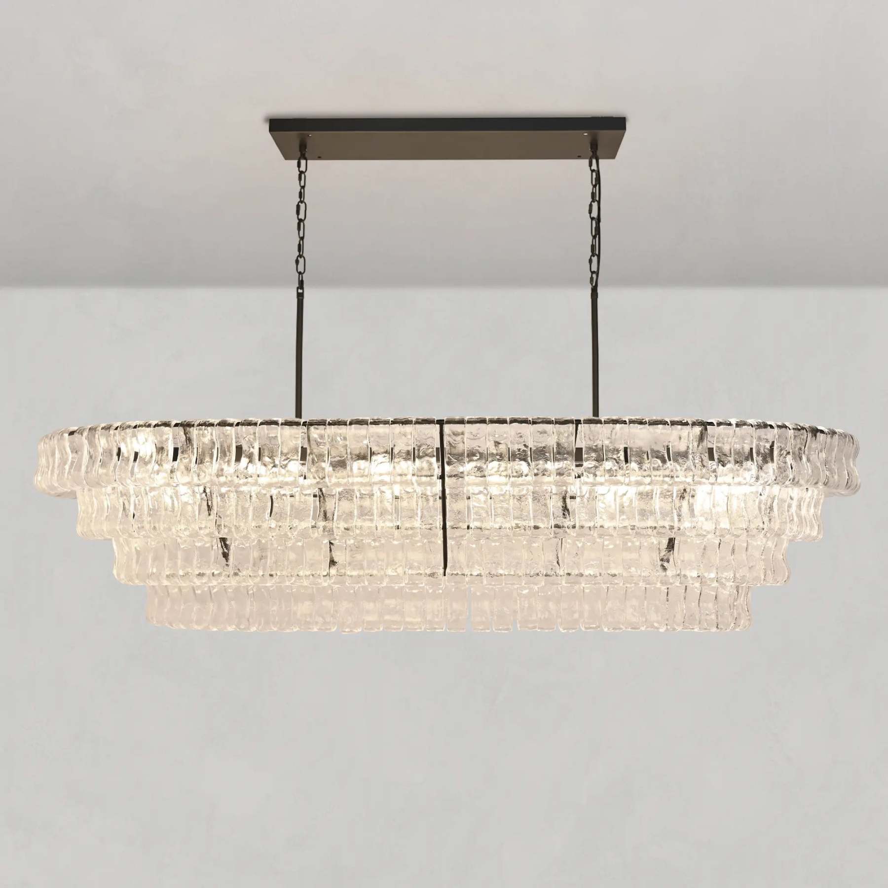 Ghiaccio Oval Chandelier