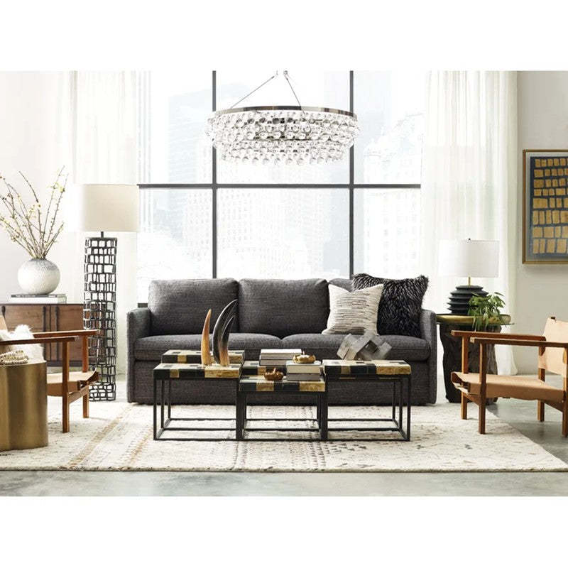 Abee Waterdrop Round Chandelier 35"