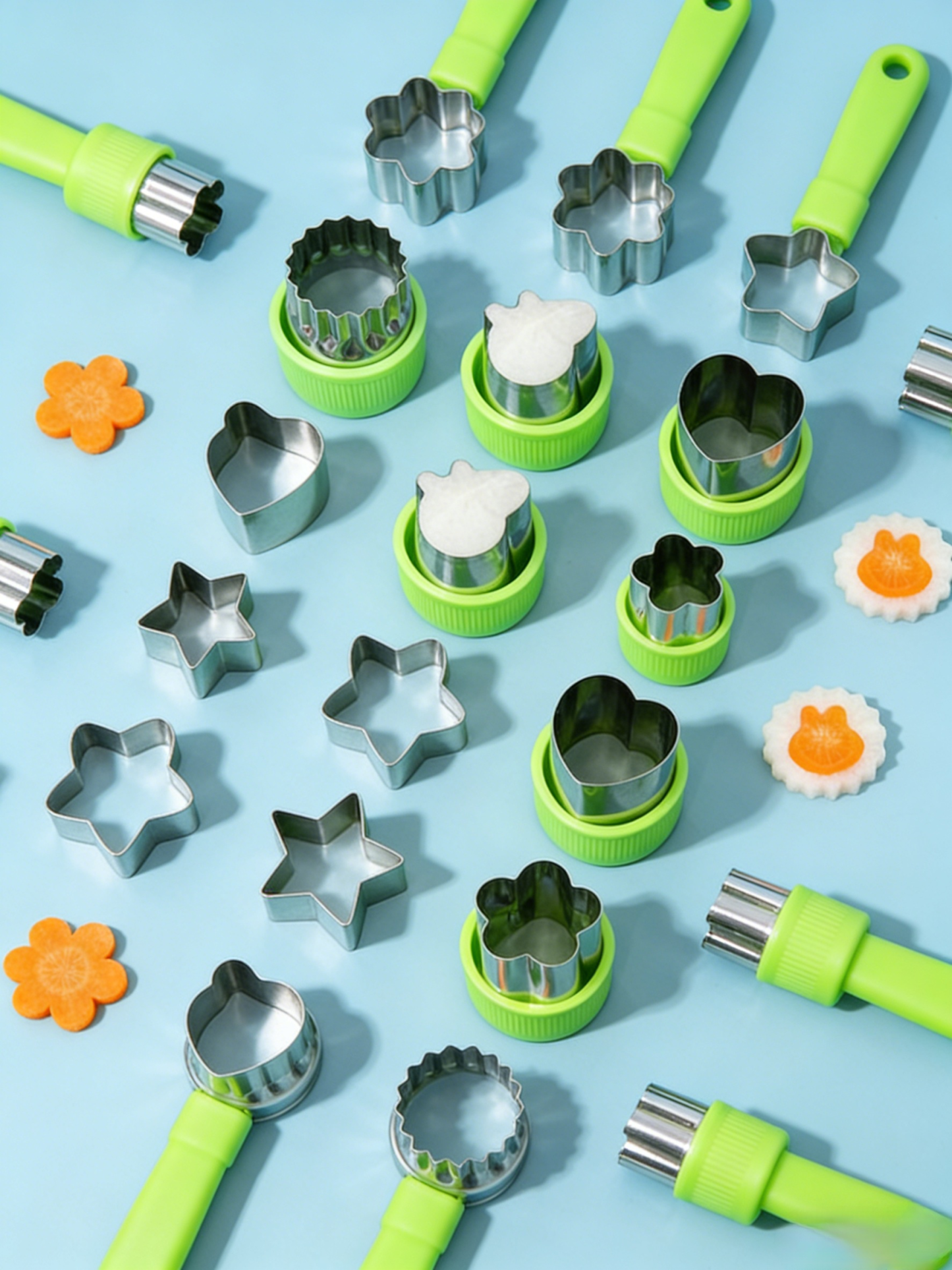 แม่พิมพ์กดรูปสแตนเลสสำหรับผักและผลไม้