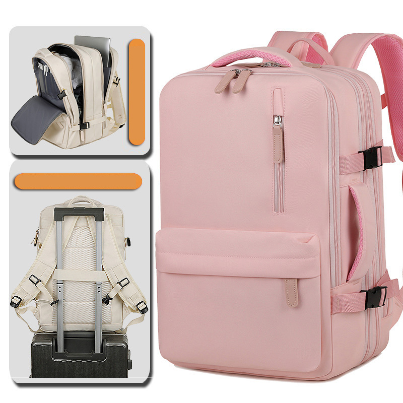 กระเป๋าเป้ที่อัพเกรดและขยายได้พร้อมพอร์ตชาร์จ USB