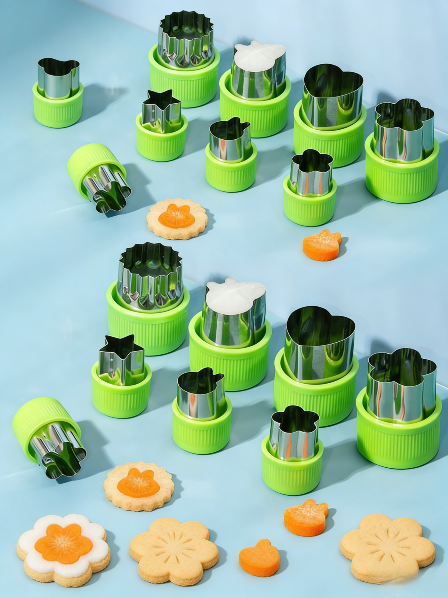 แม่พิมพ์กดรูปสแตนเลสสำหรับผักและผลไม้