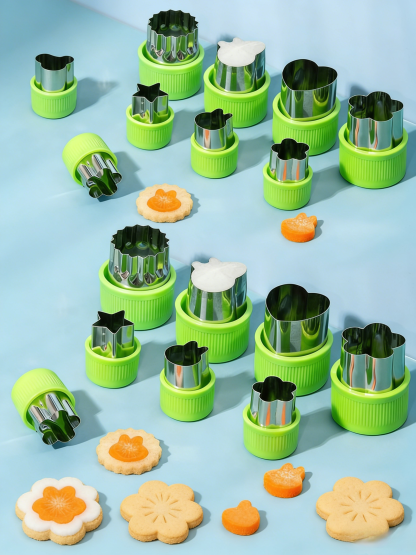 แม่พิมพ์กดรูปสแตนเลสสำหรับผักและผลไม้