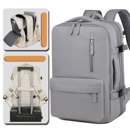 กระเป๋าเป้ที่อัพเกรดและขยายได้พร้อมพอร์ตชาร์จ USB