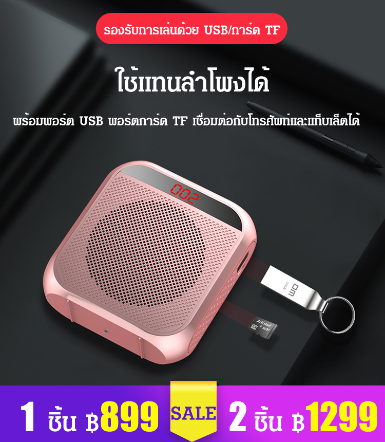เครื่องขยายเสียงไร้สาย ไมค์ช่วยสอน
