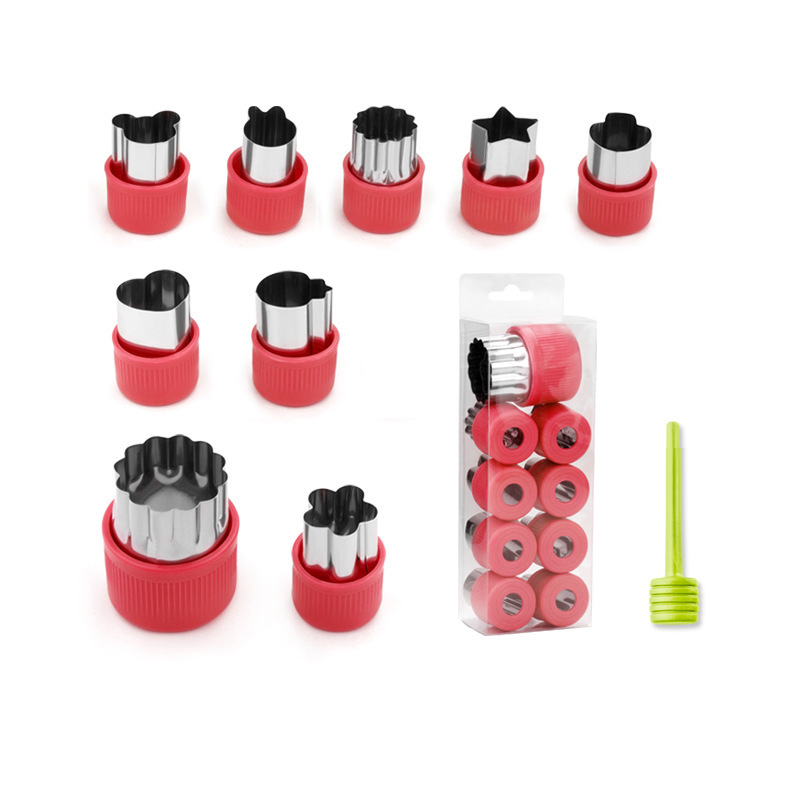 แม่พิมพ์กดรูปสแตนเลสสำหรับผักและผลไม้