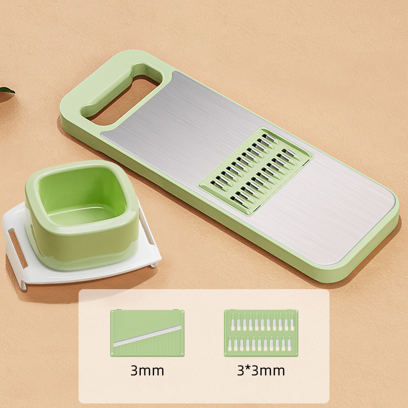 อุปกรณ์หั่นผัก อเนกประสงค์ สแตนเลส มันฝรั่ง หัวผักกาด ขูดเส้น กระเทียม