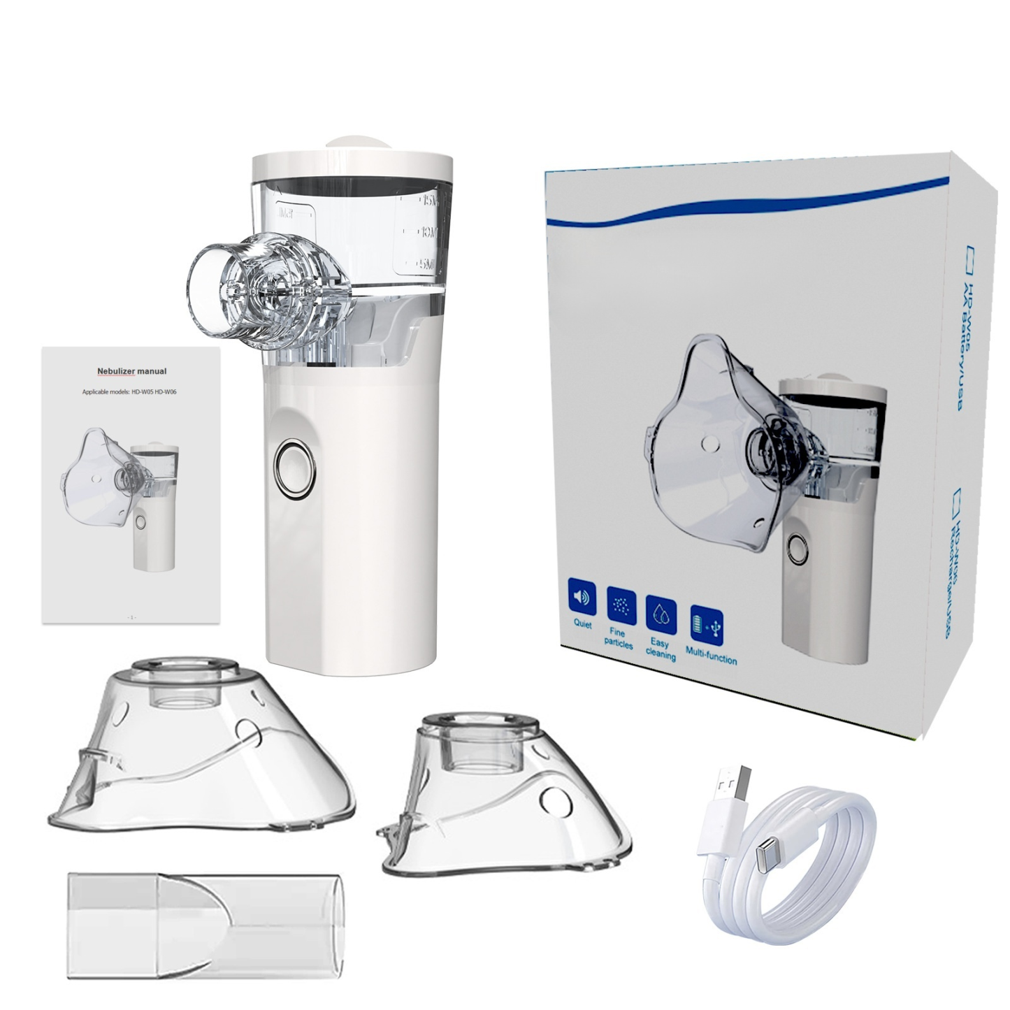 เครื่องพ่นละอองยาแบบพกพา ใช้ล้างปอด รุ่นใหม่