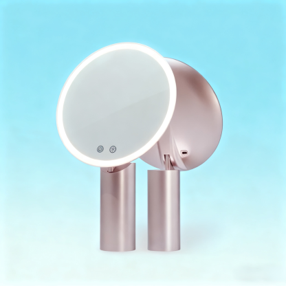 กระจกแต่งหน้าพร้อมไฟLEDแบบหมุนได้360องศา