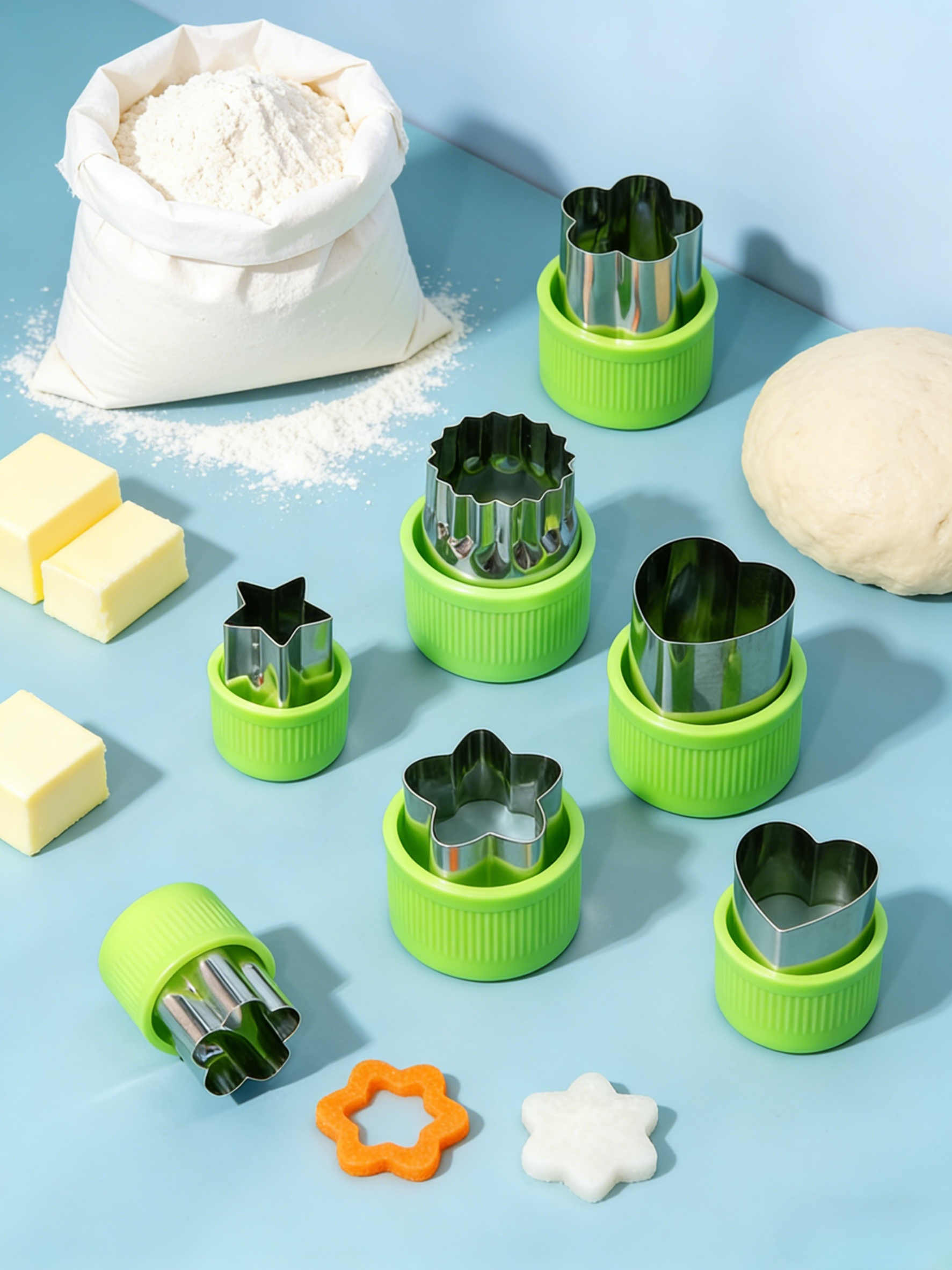 แม่พิมพ์กดรูปสแตนเลสสำหรับผักและผลไม้