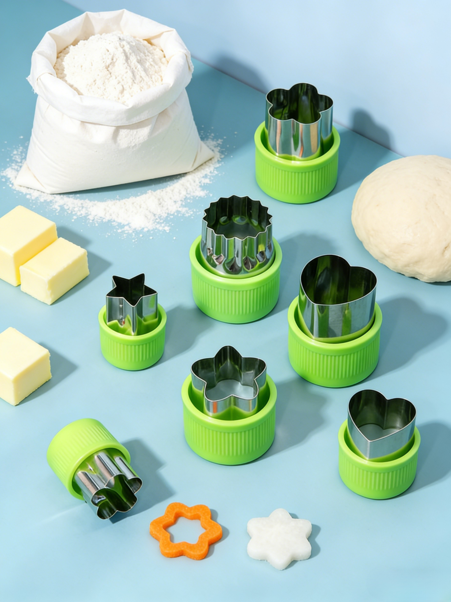 แม่พิมพ์กดรูปสแตนเลสสำหรับผักและผลไม้