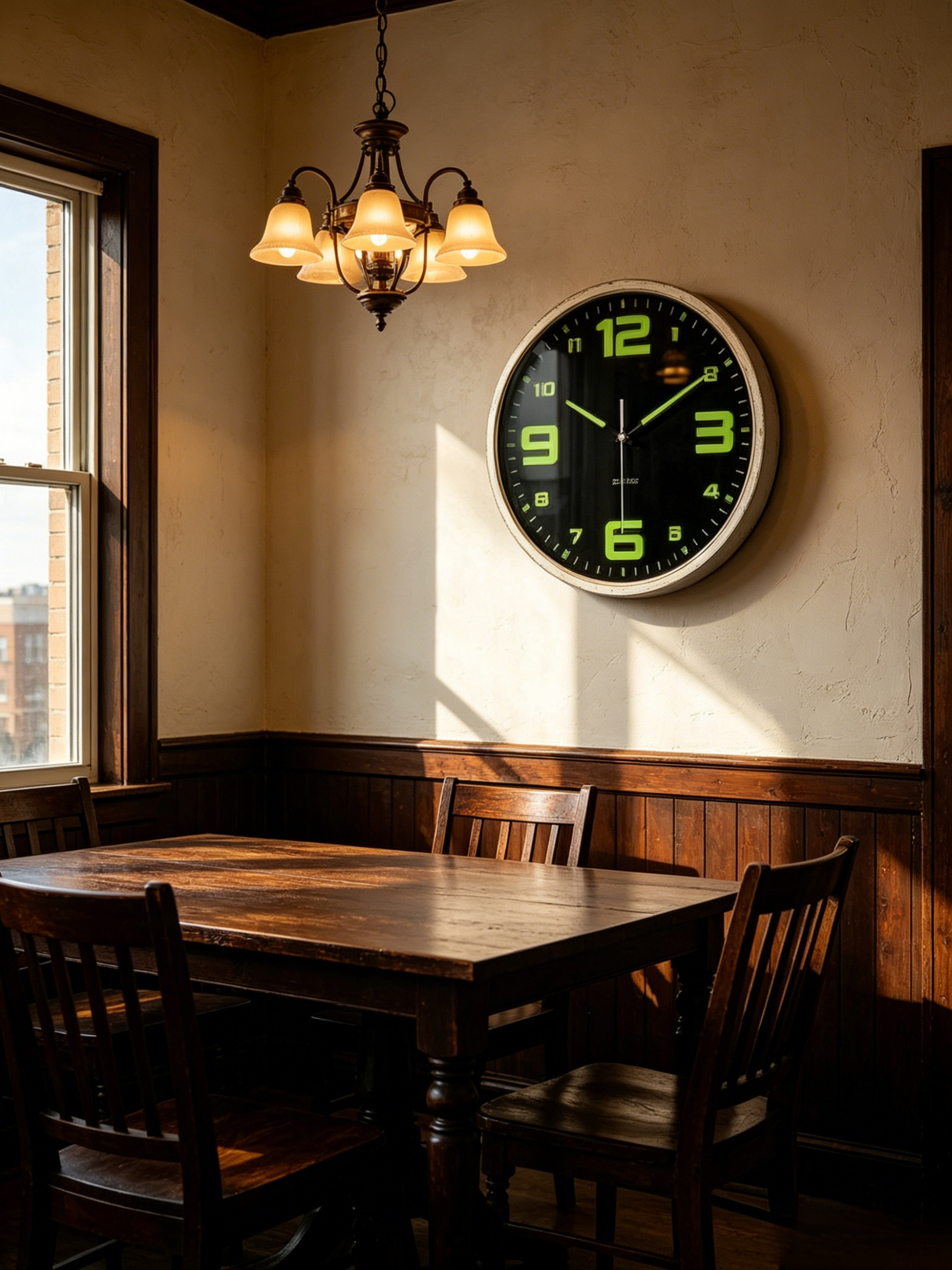[เดินเงียบ ไร้เสียง] นาฬิกาแขวนผนังเรืองแสง 8 นิ้ว หลับสนิทตลอดคืน