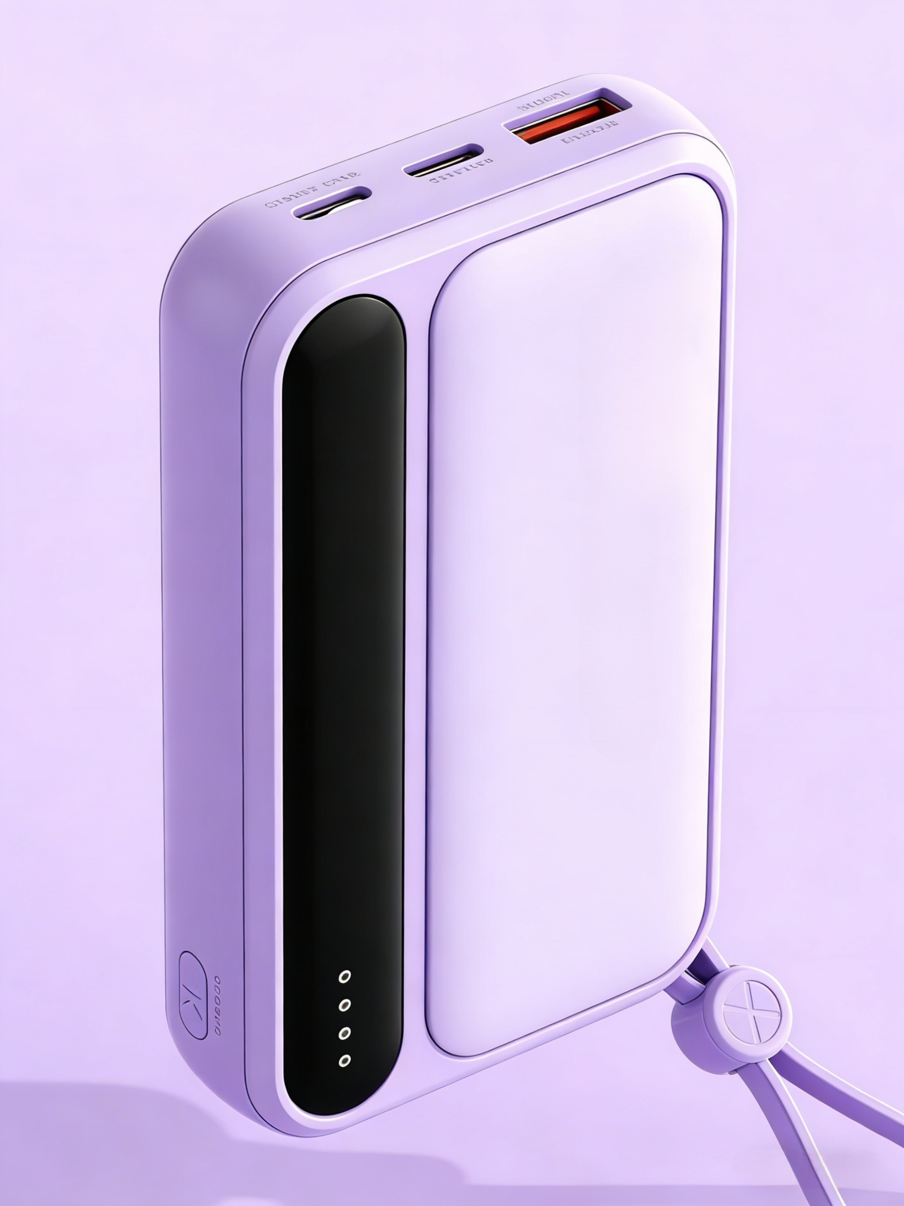 พาวเวอร์แบงค์ความจุขนาดใหญ่พร้อมสายเคเบิลในตัว