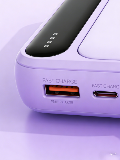 พาวเวอร์แบงค์ความจุขนาดใหญ่พร้อมสายเคเบิลในตัว