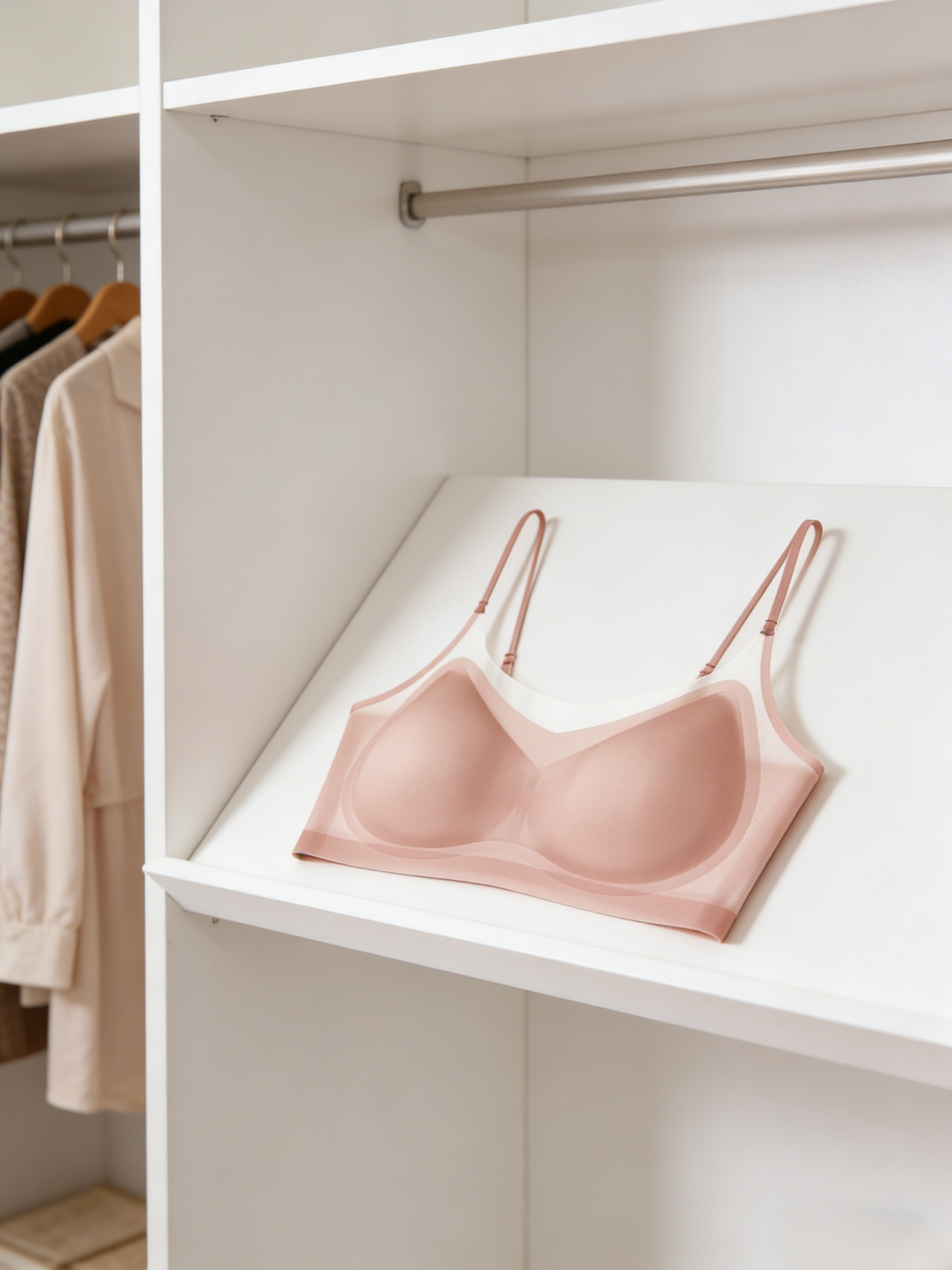 ไม่มีผูกมัด เสื้อชั้นในเบาบาง ไร้รอย