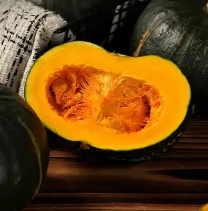 [ได้ผลเต็ม] เมล็ดฟักทองญี่ปุ่น สีเขียวดำ ทดแทนอาหาร