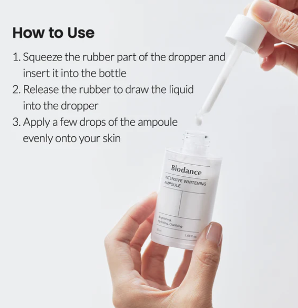 BIODANCE INTENSIVE WHITENING AMPOULE 50ML  (KBD6)