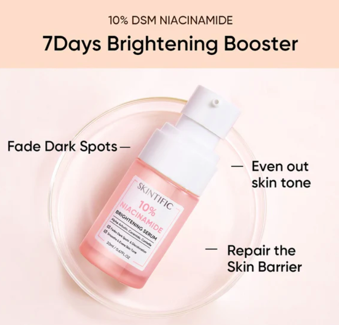 SKINTIFIC 10% NIACINAMIDE BRIGHTENING SERUM 20ML,  (SS2)