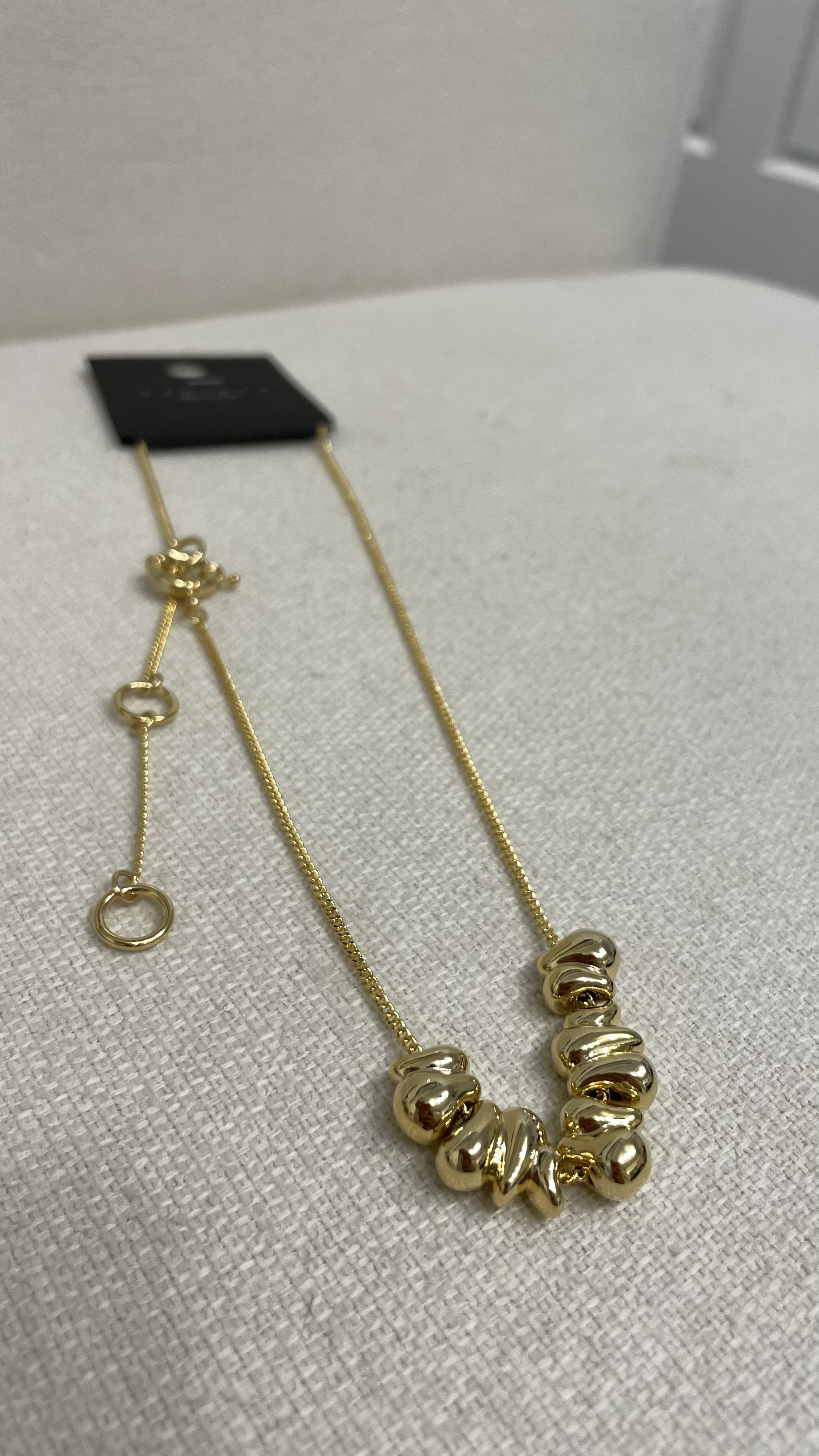 [KR] NYUNYU FIVE SNAIL GOLD NECKLACE  (KNY25)
