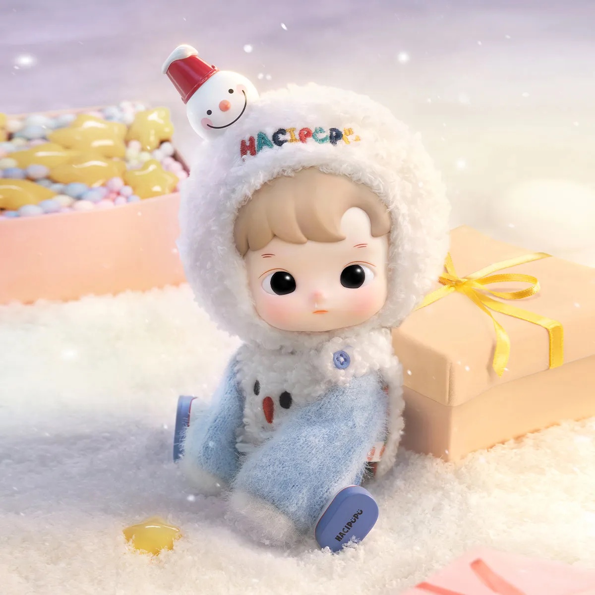 POPMART HACHIPUPU SNOWMAN IS COMING   (TTC12)