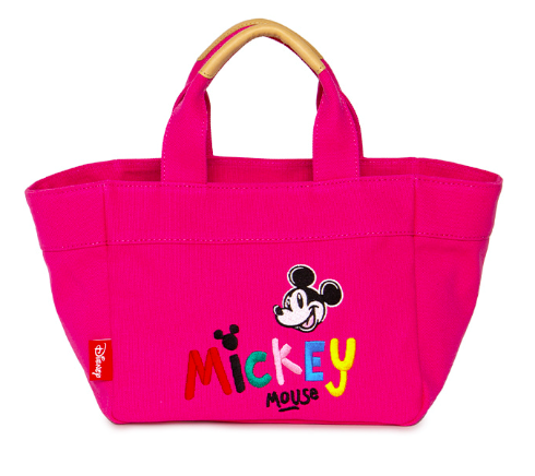 [S] LEJUNEV COLOR POP MICKEY CANVAS BAG, PINK  (SIN349)