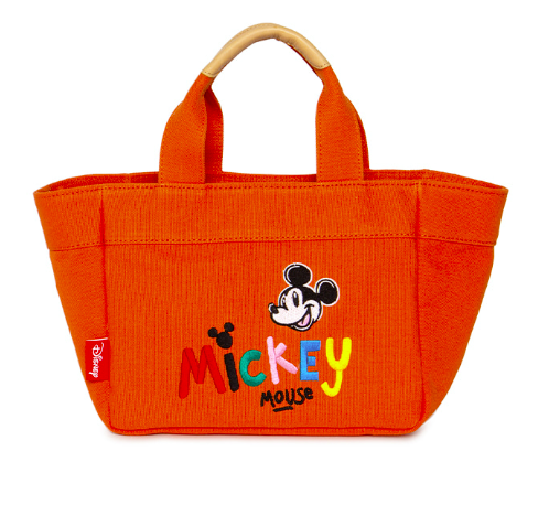 [S] LEJUNEV COLOR POP MICKEY CANVAS BAG, ORANGE  (SIN347)