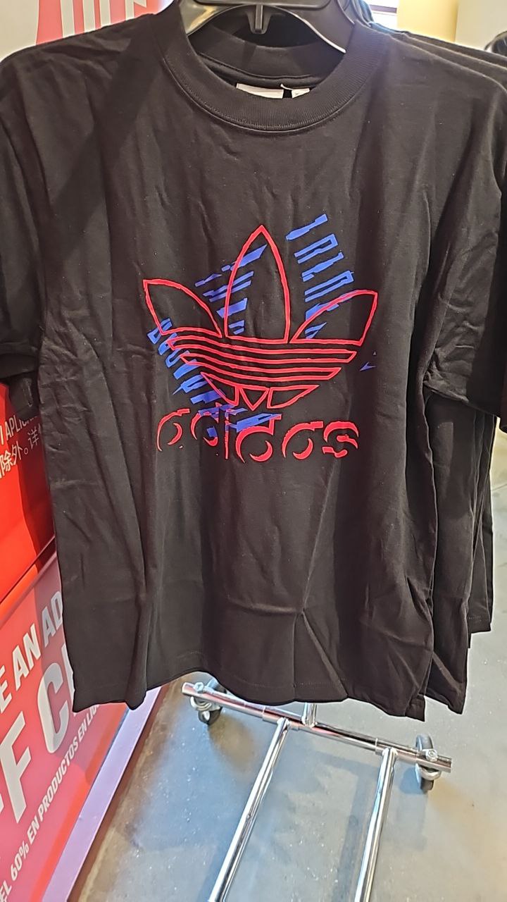 [S] ADIDAS OG SKETCH TREFO T-SHIRT,BLACK  (SIN686)