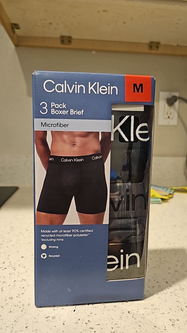 [S] COSTCO CALVIN KLEIN 3 PACK BOXER BRIEF  (SIN713)