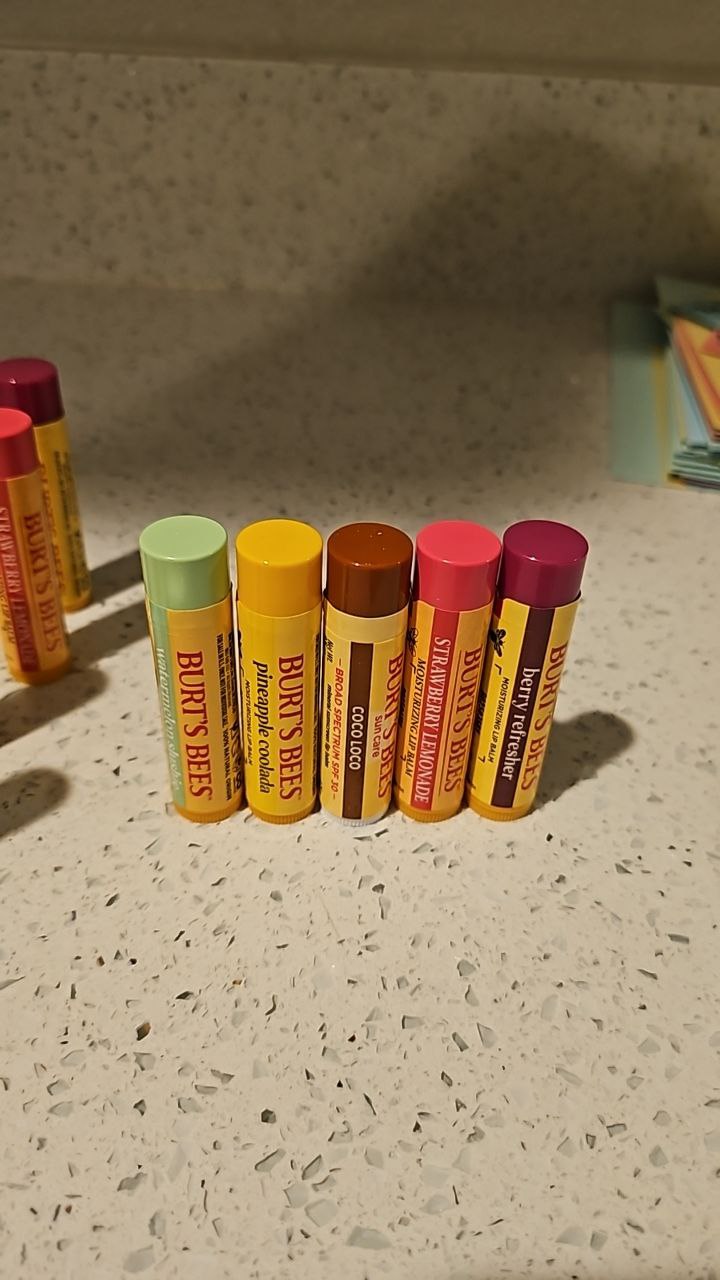 [S] COSTCO BURT'S BEES MOISTURIZING LIP BALM 2 PCS PER SET  (SIN648)